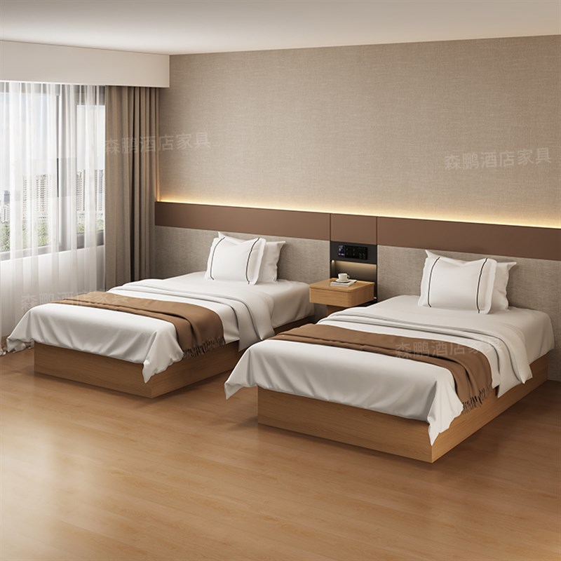 全季酒店家具标间全套快捷酒店家具床宾馆床标间全套家具可定制