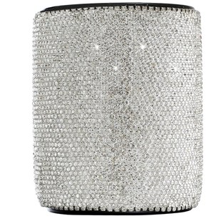 新款化妆笔筒 镶钻 水钻收纳盒 满钻笔筒 化妆笔筒 水晶摆件笔筒