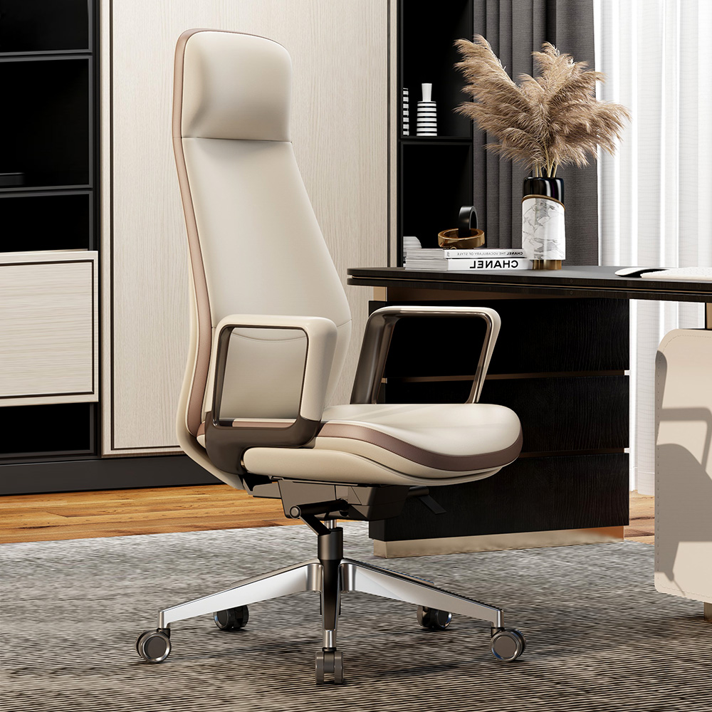 卡佩迪轻奢电脑椅可躺老板椅书房椅高端商务办公座椅舒适大班椅子
