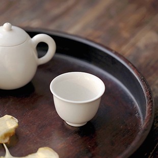 品茗杯主人杯 中式 草木灰釉手作仿古杯 茶具 功夫茶杯 无 元 小雪