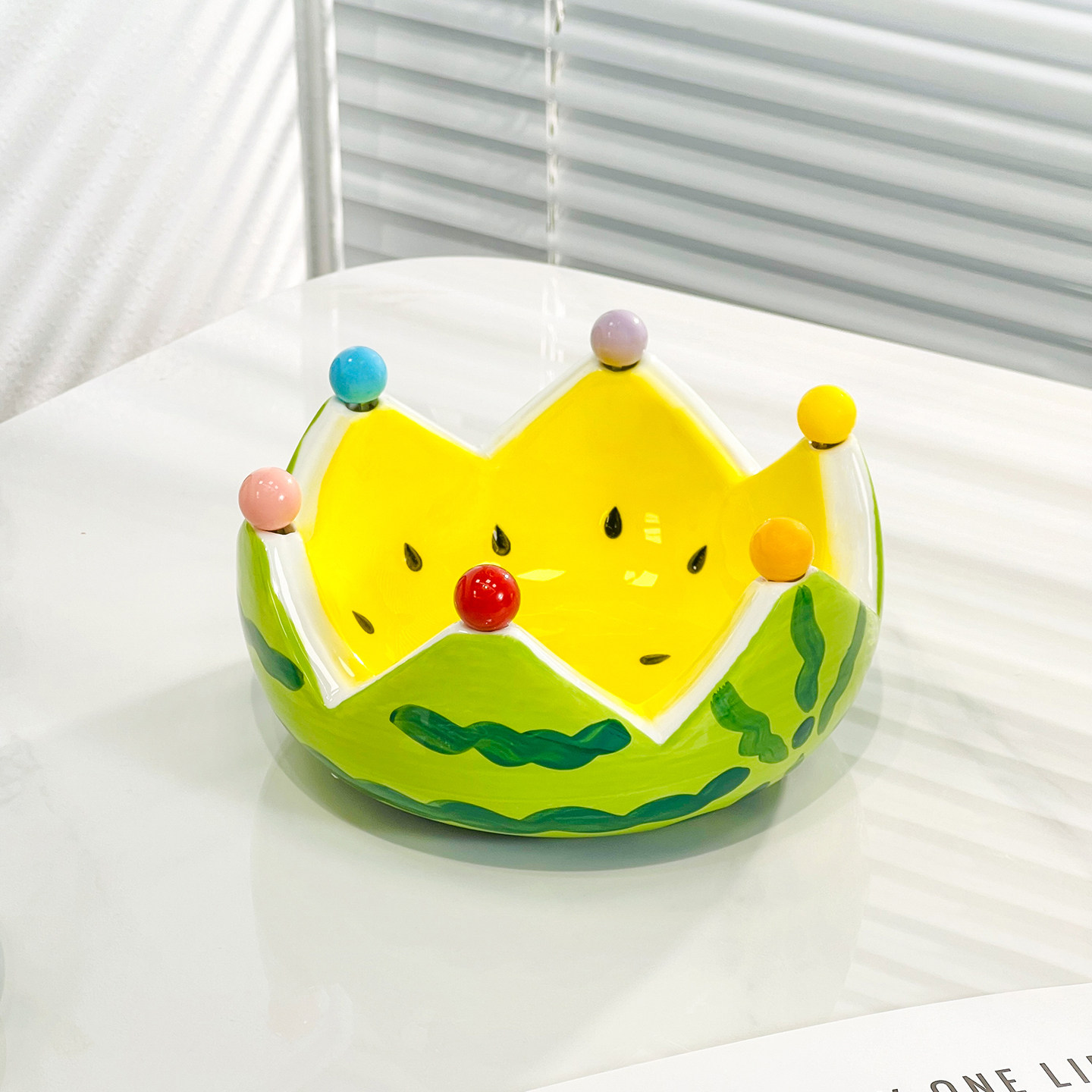 水果叉可爱西瓜盘家用不锈钢果签创意果叉碗甜品蛋糕小叉子收纳,餐饮具,果盆/果盘/果篮,淘宝优惠券,粉丝福利购,淘宝优惠卷