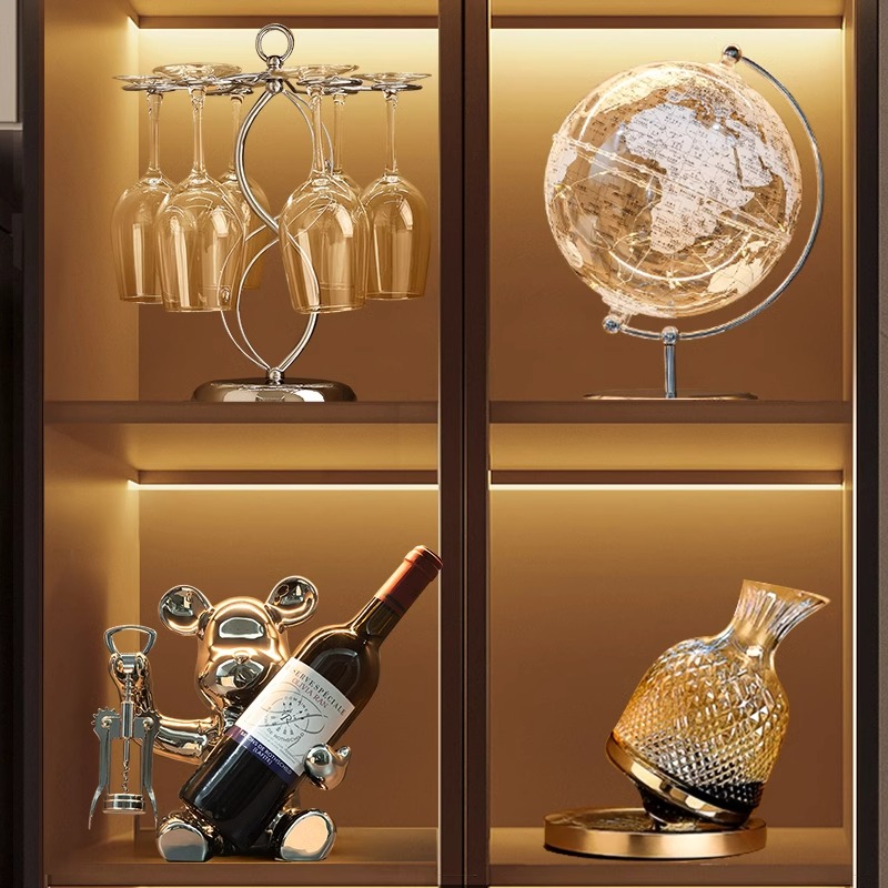 红酒架摆件轻奢高档装饰品