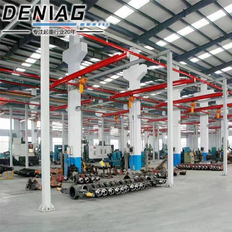 单梁式起重机上门安装250kg轨道提升机柔性组合起重机