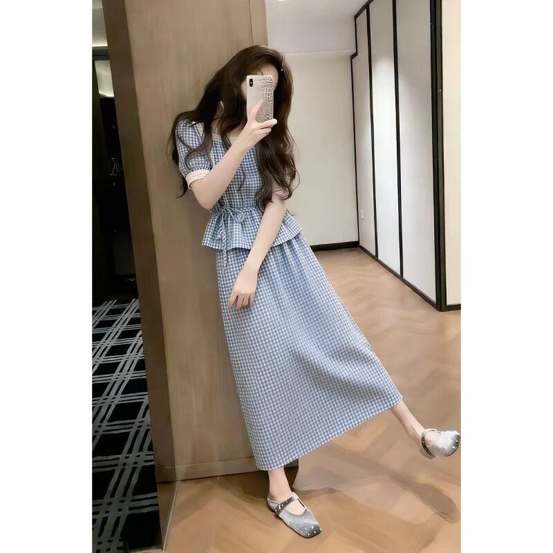 2026夏季新款独特绝美一整套小个子精致短袖t恤半身裙两件套装女