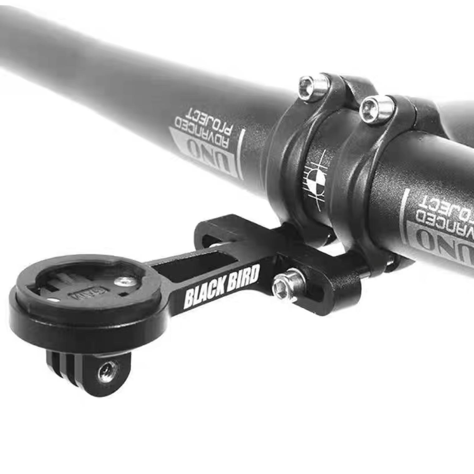 黑鸟码表支架铝合金把立延长架佳明行者小G延伸座可挂前灯手电筒