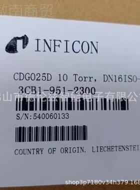 2英福康CDG05D真空计3CB1-951-230XXT 10Tor 0DN16ISO-KrFF全新原