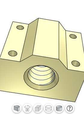 梯形丝杆螺帽左右旋MTSBHL/MTSBHR10/12/14/16/18/20/22/25/28/32