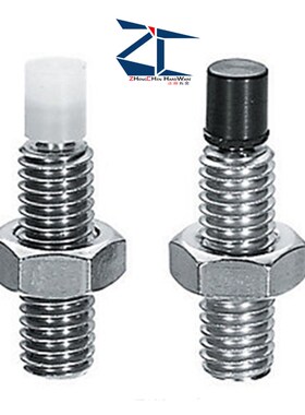 带聚氨酯止动螺栓肩型 防撞头压块缓冲器替代USUS6-15