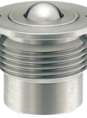 QDF02带柱塞功能型钢珠滚轮螺丝型 万向滚动BCHPT 16 20 24