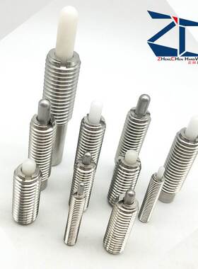 PJHK3-1.5-PJHK16-20不锈钢树脂凸销弹簧伸缩缓冲器ZC201-5-ZAP07