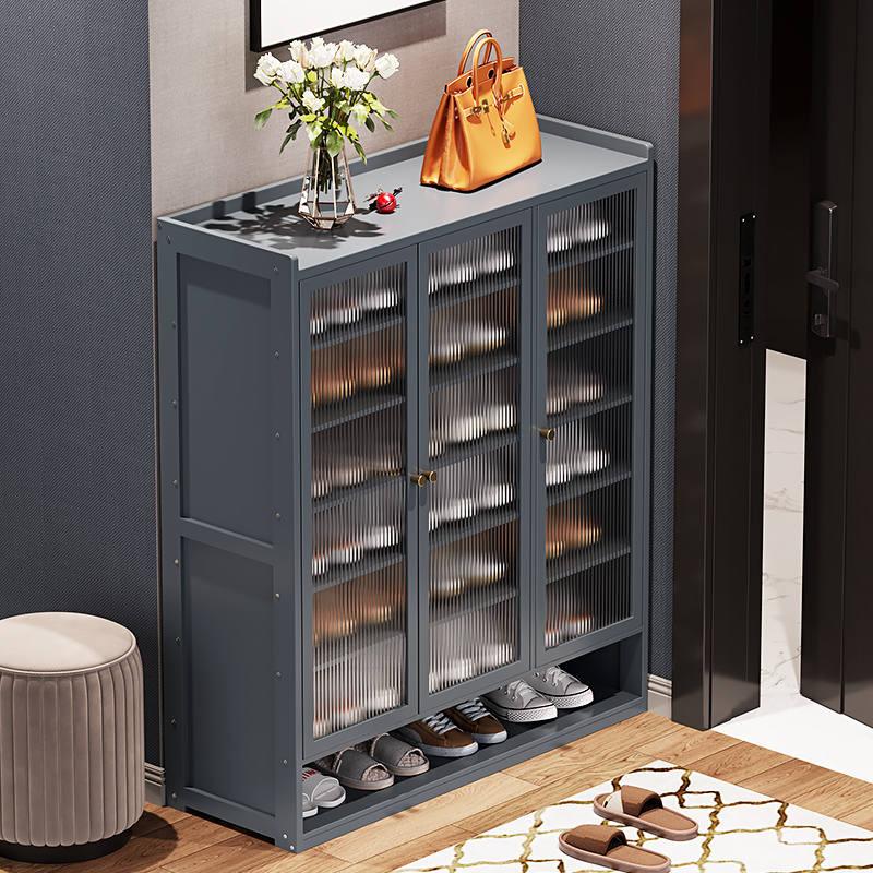 家用鞋柜2022新款爆款门口玄关柜一体鞋架子简易收纳入户轻奢防尘