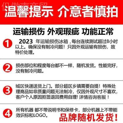 外舍型观瑕GRS疵家用单温雪冰柜小租房宿冷冻冷藏两用节能特价冷