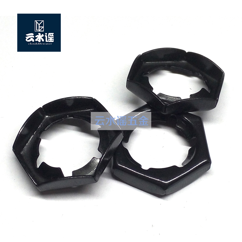 GB805扣紧螺母锁紧螺母镀锌发黑M6M8M10M12M14M16M18M20-M80