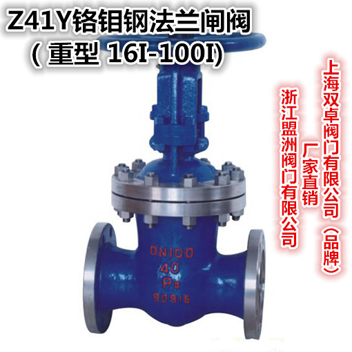 Z41Y-16I铬钼钢闸阀 高温高压铬钼钢闸阀 耐高温高压电站闸阀