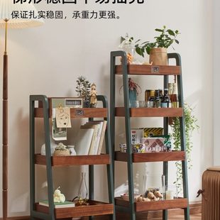 多层木质书架柜置物架书房 客厅展示杂物收纳架 卧室 储藏室