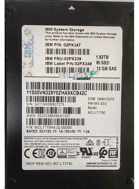 IBM V7000F 02PX347 02PX339 02P