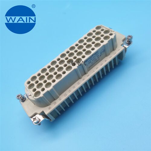 WAIN 唯恩 HD-064-FC 64针46芯母插 HARTING哈丁 WEVEL重载连接器
