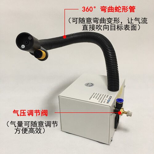 智能感应除静电离子风蛇SL-080BF负离子风枪自动工业静电消除器