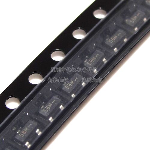 贴片三极管 MMBD6100 SOT-23 丝印5BM 70V0.2A 整流器三极管 10个