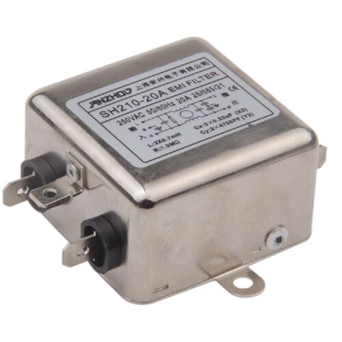 ANZHOU EMI滤波器 SH210-10A 10A电源滤波器 焊片式