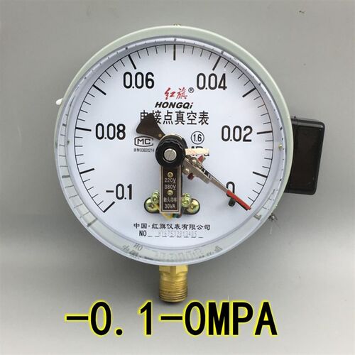 红旗YXC150磁助式电接点压力表016MPA控制表010真空表30VA