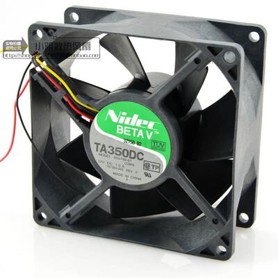 NIDEC 9cm 9038 TA350DC M34789-57 CQ4 12v 1A 大风量服务器风扇