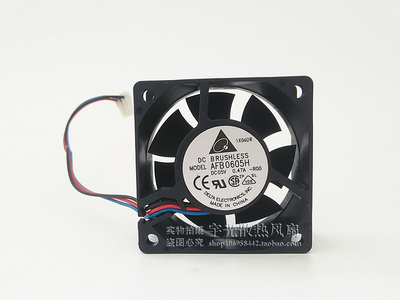 台达6CM 6025 5V0.47A AFB0605H 耐用双滚珠大风量电源交换机风扇