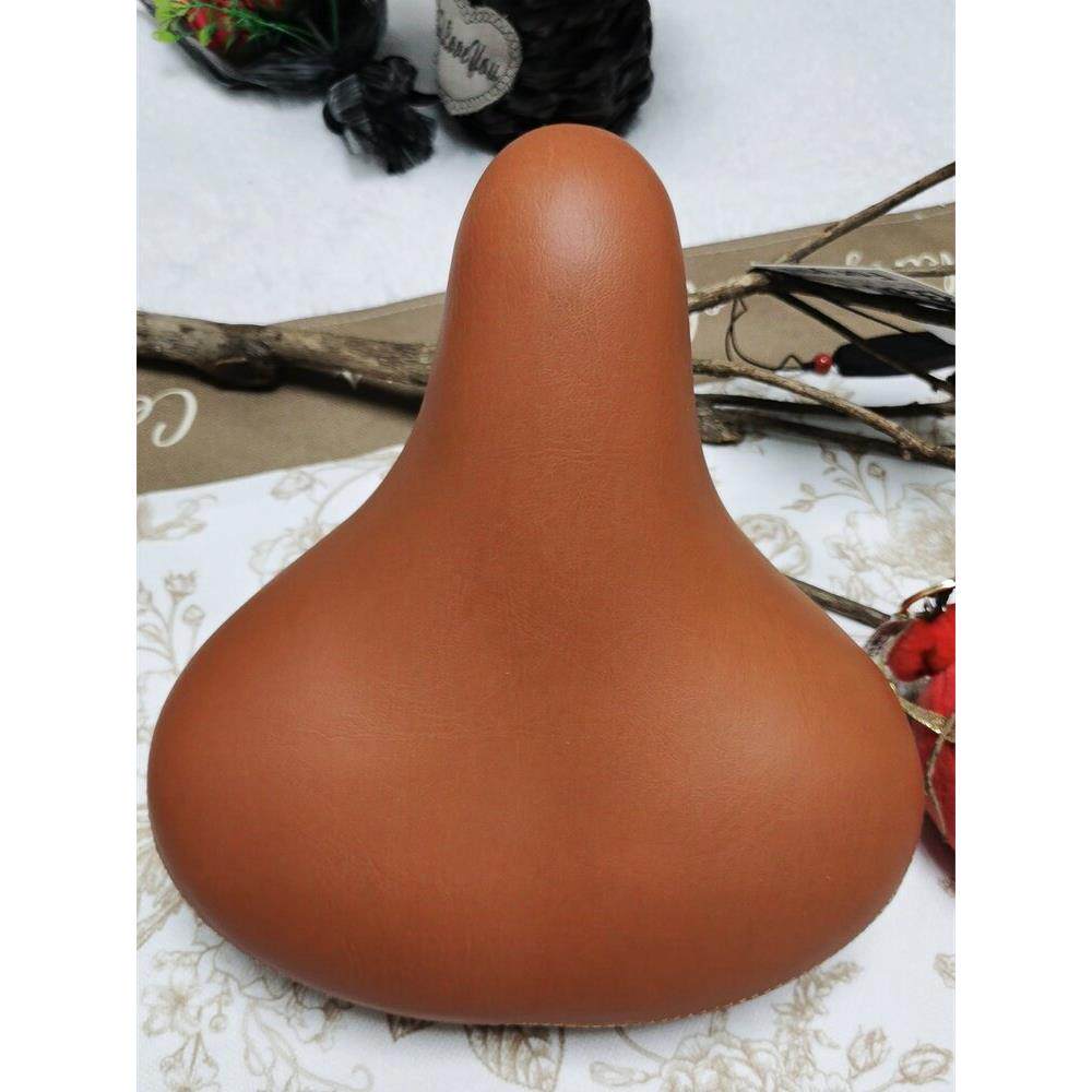 女式自行车车座鞍座淑女大屁股超软通用座垫座包女士彩色减震座子