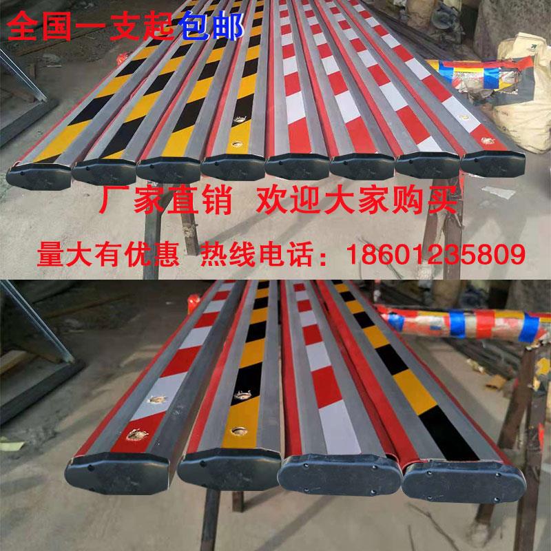 红一门八角道闸杆防砸胶条杆起落门卫升降栏小区门卫停车杆85*45