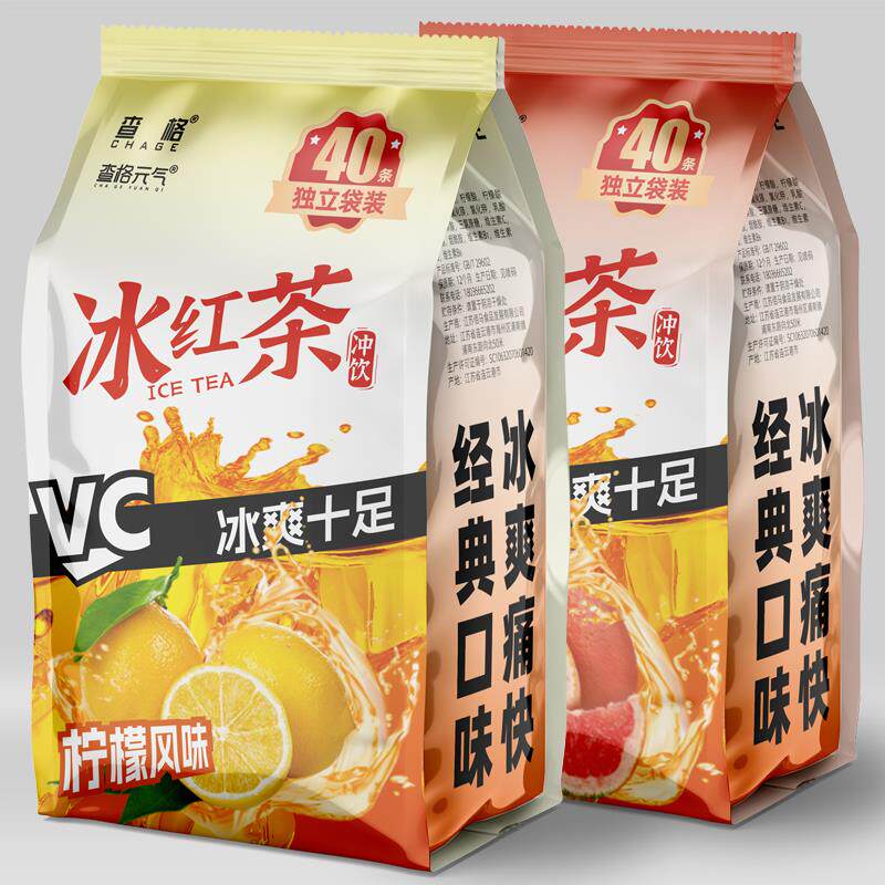 新日期柠檬冰红茶饮料冲剂