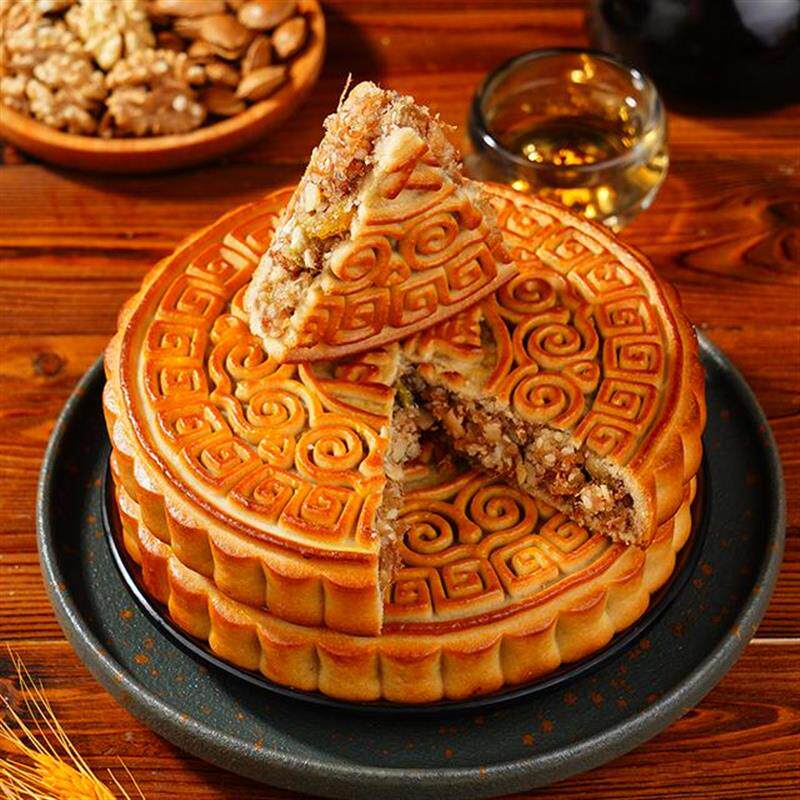 真-经典广式金腿五仁大月饼金腿大月饼厂家直销