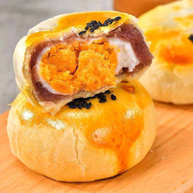 真-蛋黄酥雪媚娘早餐糕点