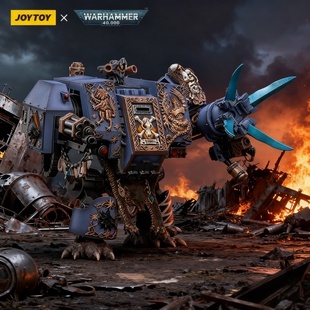 引导线JOYTOY暗源战锤太空野狼凶残比约恩国创机甲可动模型玩具