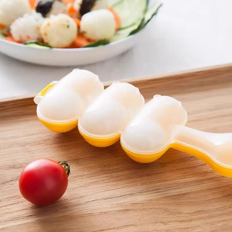 摇饭团少儿摇摇乐做米饭团造型模具摇一摇喂宝宝喂饭吃饭