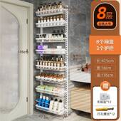 免安装 浴室门后多层置物架卫生间壁挂收纳架贴墙厕所墙面架子商贸