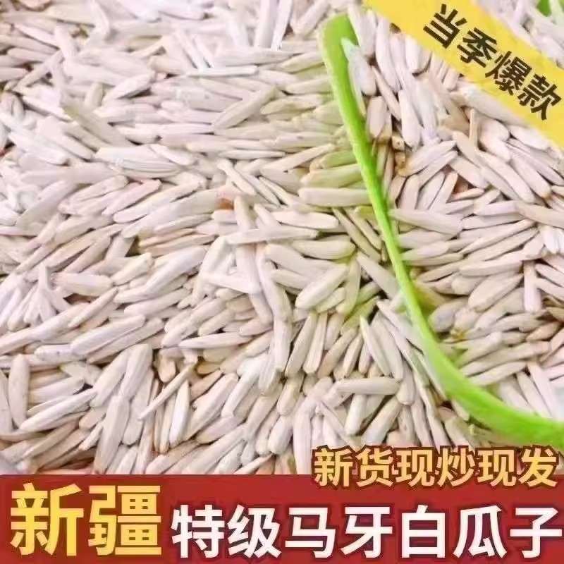 正宗新疆特级马牙瓜子长粒葵花籽原味五香炒熟牙签白瓜子新货
