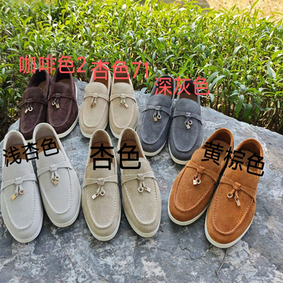2025高端LP一脚蹬懒人乐福鞋百搭