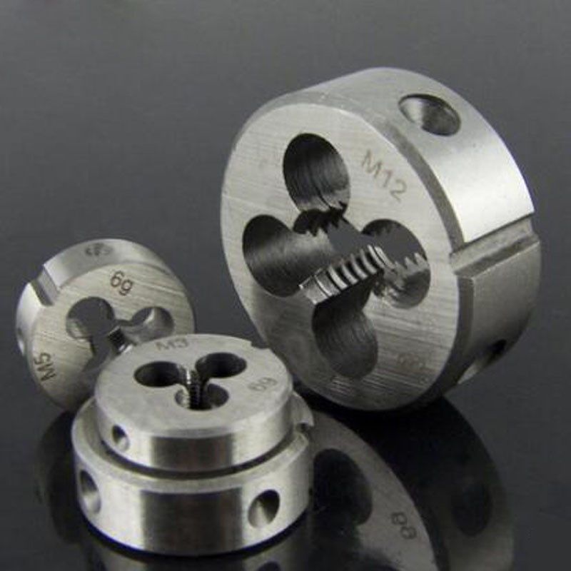 反牙左牙细牙左旋反扣倒牙圆板牙M2 M2.5 M3 M4 M5 PM6M8M10M12M1