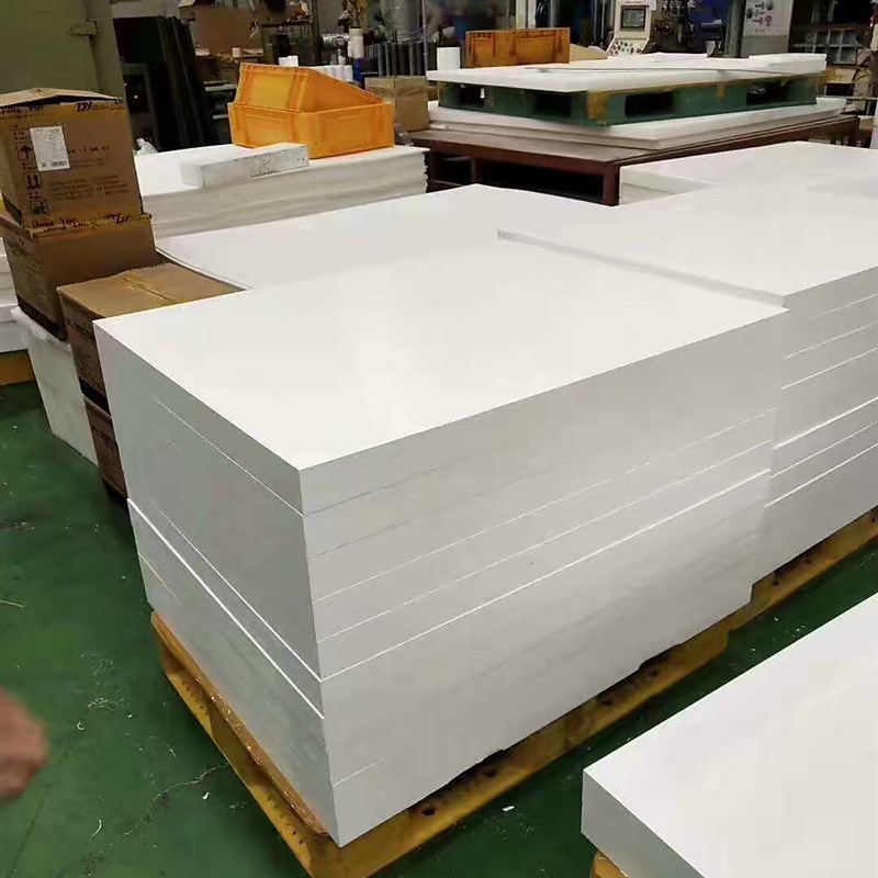 聚四氟乙烯板楼梯滑动支座板铁氟龙板工程楼N梯板5mm定制四氟板