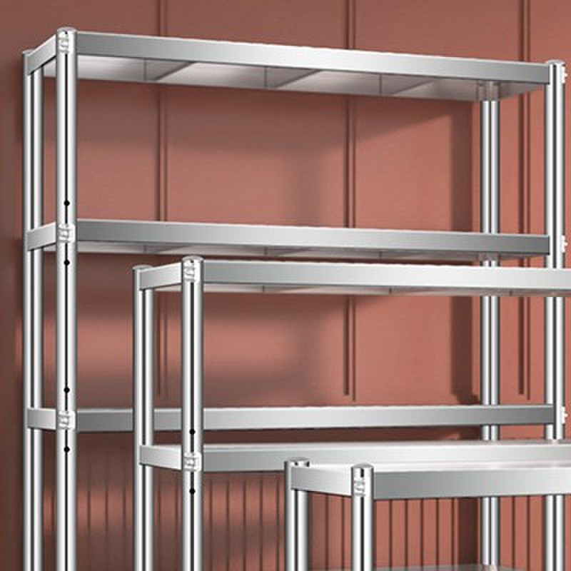 不锈钢货架厨房置物架多层锅架子储物架仓库储藏室阳台收纳架定做