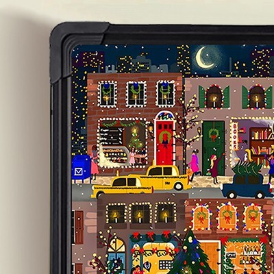 galison圣诞冬灯拼图专用相框50.8x50.8正方形500片装裱画框挂墙