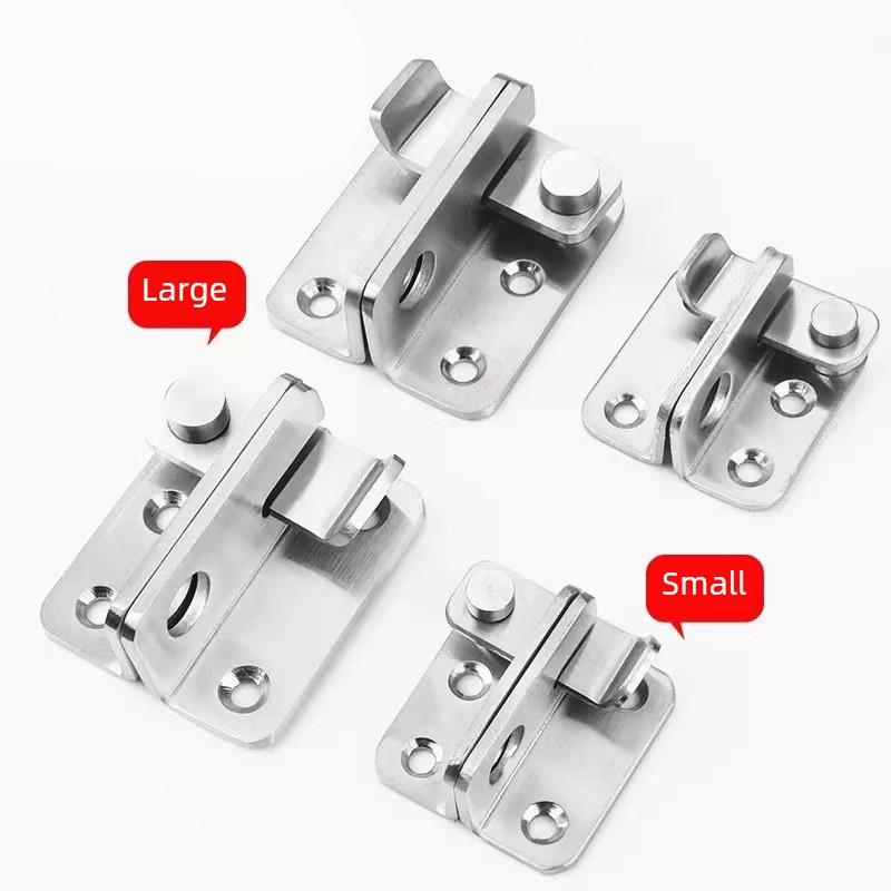 不锈钢门扣卫生间门栓窗户锁卡扣门锁大门插销老式门鼻子搭扣锁扣