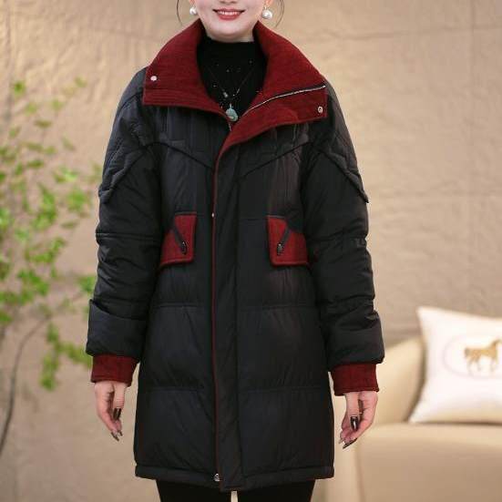 好货九江时尚气质羽绒服女2026冬季新款妈妈保暖显瘦双面穿中长款