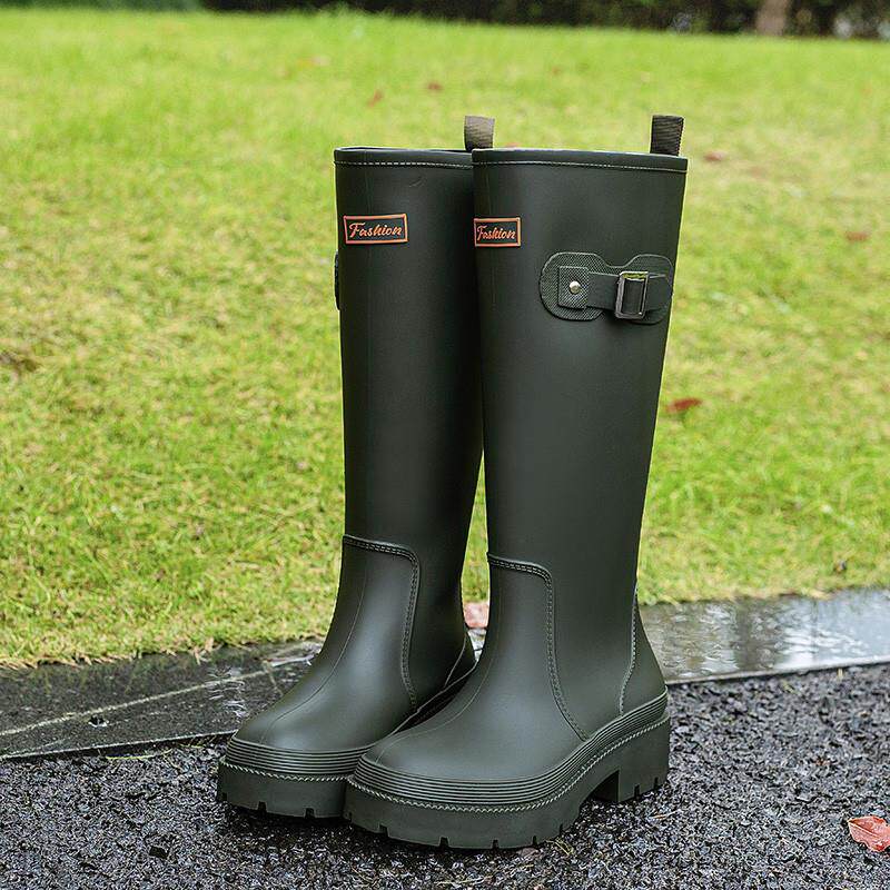 新品水鞋女防水防滑高筒雨