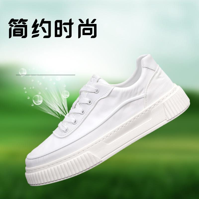好货白色帆布鞋男鞋夏季透气薄款软底轻便运动休闲板鞋经典简约小