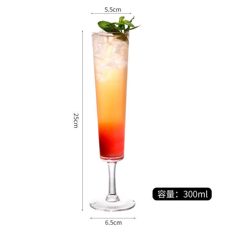 推荐高脚提基杯水晶杯酒吧