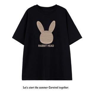 新黑色短袖t恤女夏季新款套装慵懒风纯棉上衣两件套鲨鱼裤休闲韩