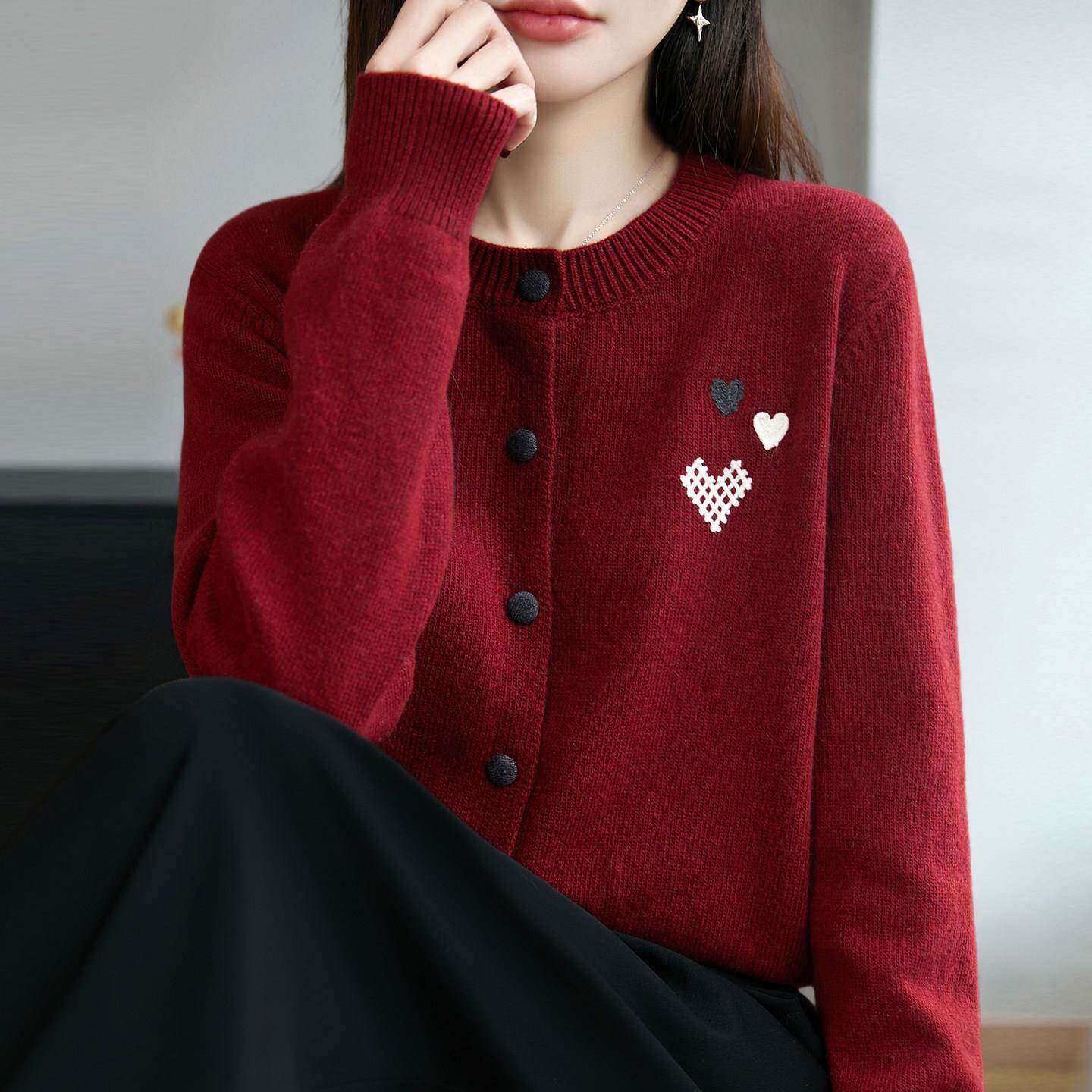 好货胖mm春秋大码女士毛衣外套遮肚子显瘦上衣高级感内搭针织打底