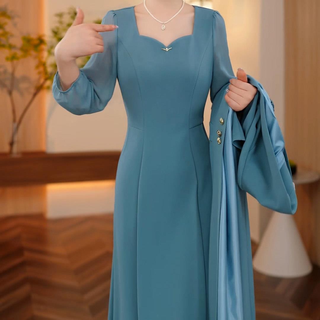 好货秋季高档时尚套装女2026年新款妈妈装气质百搭风衣搭配裙子两