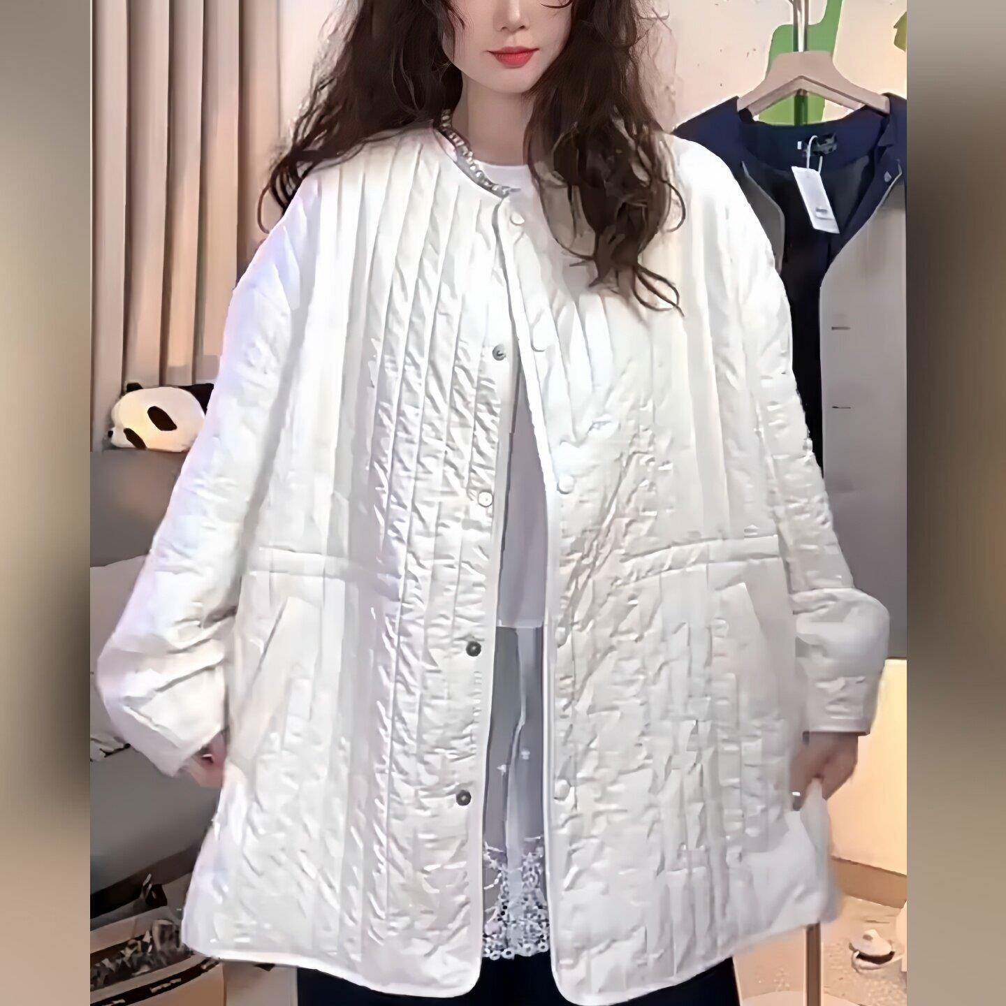 好货时尚洋气时髦棉服女冬季2026年新款加厚大码胖mm时尚简约棉服